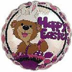 Happy Easter Bear with Bunny Ears 